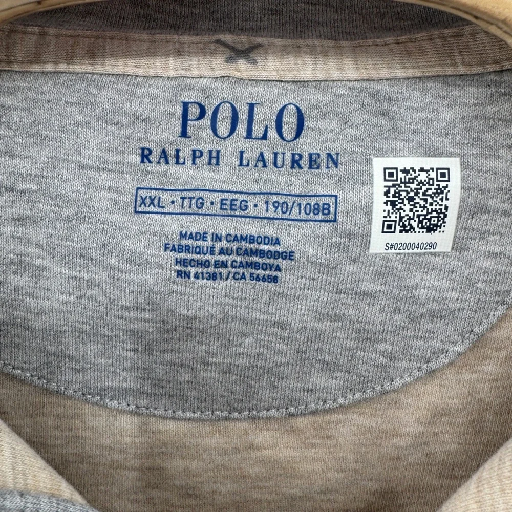 Polo Ralph Lauren Sweater‎ Mens 2XL Quarter Zip Pullover Classic Casual NEW